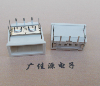 USB接口2.0連接器.3p端子加護(hù)套防塵母座