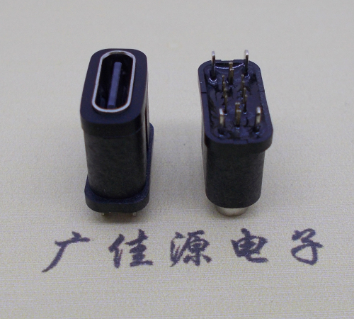 type-c16pin防水母座,防水等級IPX7高度系列6.8/7.30/7.60/8.20/10.0/10.5/15.0